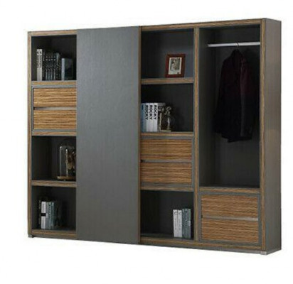 Büro Akten Regal Schrank Holz Regale Schränke Dekorative Office Wohnzimmer