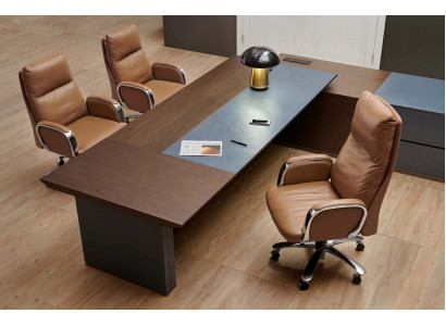 Büro Stuhl Chefsessel Sessel Leder Polster Deko Drehbar Computer Stühle