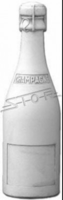 Champagner Figur Skulptur Fguren Statue Flasche Sekt Design Garten Dekoration