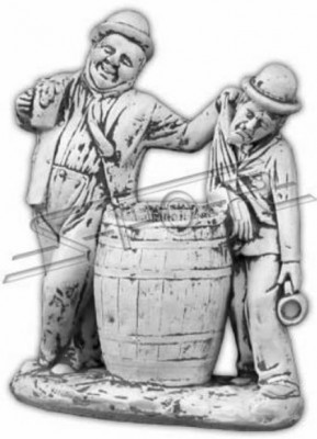 Charlie Chaplin Blumenkübel Pflanz Kübel Dekoration Figur Blumentöpfe