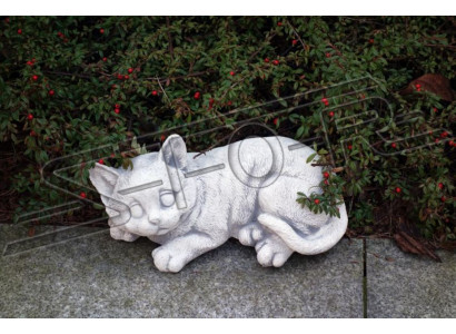 Dekorative Garten Dekoration Katze Terrasse Stein Figuren Figur Statue