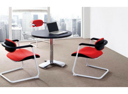 Dekorative Swing Stuhl Freischwinger Besucherstuhl Konferenz Stühle Sessel