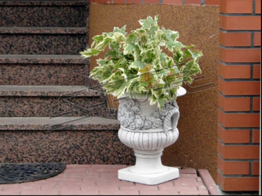 Design Blumentopf Deko Top Planz Kübel Gefäß Figur Töpfe Gesicht Skulptur