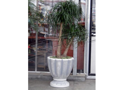 Design Blumentopf Deko Top Planz Kübel Gefäß Töpfe Figur Gesicht Skulptur