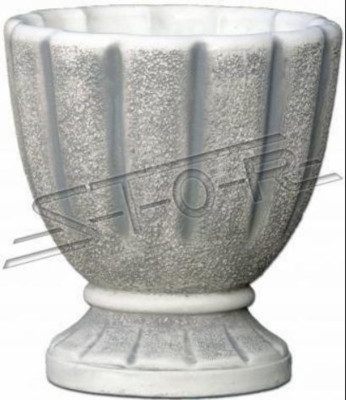 Design Blumentopf Deko Top Planz Kübel Gefäß Töpfe Figur Gesicht Skulptur