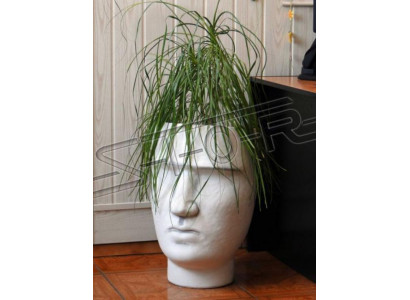 Design Blumentopf Top Planz Kübel Deko Gefäß Figur Töpfe Gesicht Skulptur