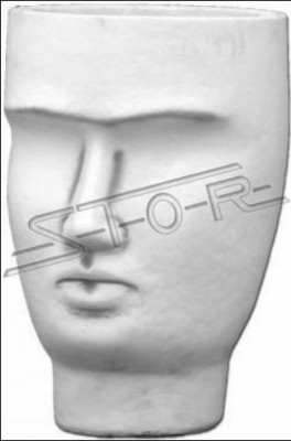 Design Blumentopf Top Planz Kübel Gefäß Deko Figur Töpfe Gesicht Skulptur