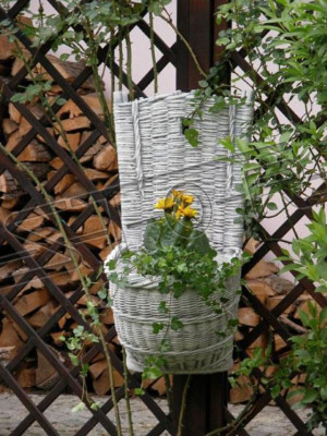 Design Blumentopf Top Planz Kübel Gefäß Töpfe Deko Figur Gesicht Skulptur