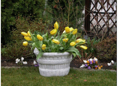 Design Blumentopf Top Planz Kübel Gefäß Töpfe Figur Deko Gesicht Skulptur