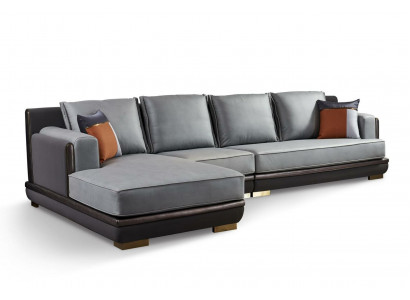 Design Esk Ecksofa L form Modern Sofas Ledersofa Couch Wohnlandschaft