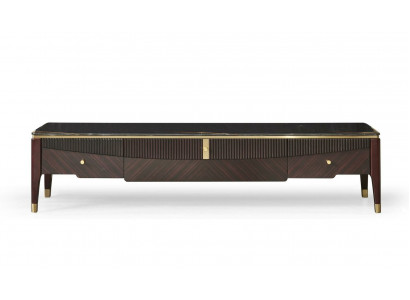 Design Kommode Anrichte Side Dekor Lowboard Schrank Regal Luxus Beleuchtet