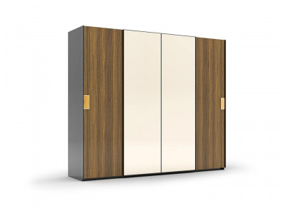  Luxus Set 6tlg Doppel Bett Schlafzimmer Kommode mit Spiegel 2x Nachttische