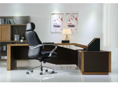 Designer Chef Schreibtisch Eckschreibtische Büro Kanzlei Praxis Firmen