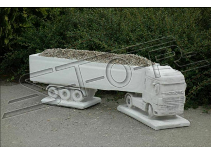 Designer Statue Figur Figuren Truck LKW Skulpturen Garten Skulptur