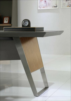Eckschreibtisch Büro Chef Zimmer Möbel Design Deko Schreibtische Praxis