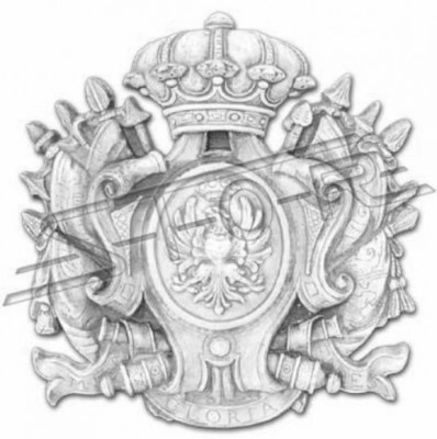 Edler Wappen Dekoration Haus Wand Garten Skulptur Figur Skulpturen