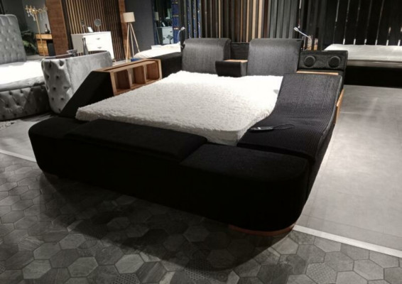 Bunte Schlafzimmer Möbel farbenfrohen Möbeln Bett Betten Schwarz Modern Bett