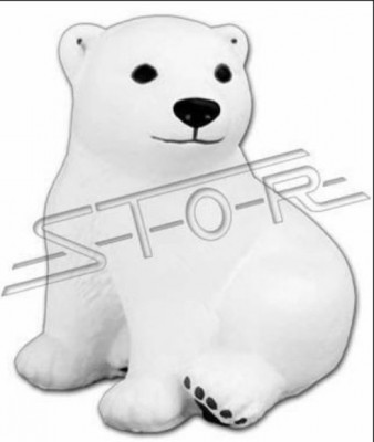 Eisbär Figur 21cm Statue Bär Garten Dekoration Figuren Statuen deko