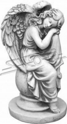 Engel 36cm Skulptur Design Figur Statue Garten Figuren Statuen