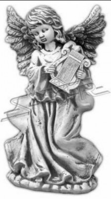 Engel 38cm Skulptur Design Figur Statue Garten Figuren Statuen