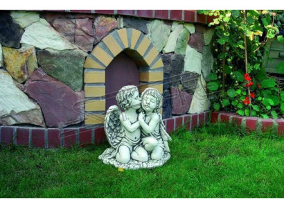 Engel Kinder Skulptur Design Figur Statue Garten Figuren Dekor Statuen