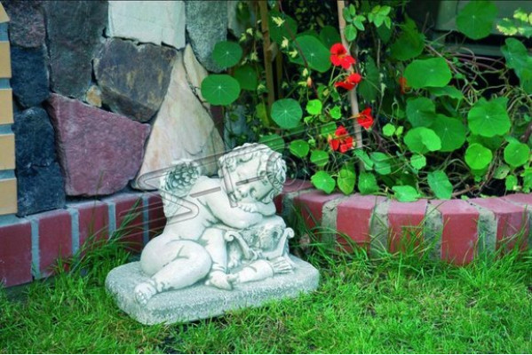 Engel Kinder Skulptur Design Figur Statue Garten Figuren Statuen