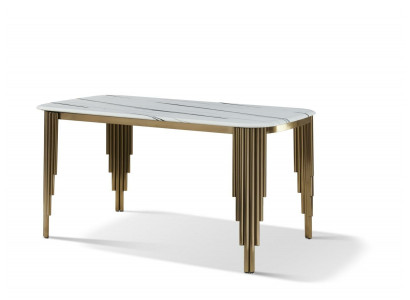 Esstisch Design Tisch Edelstahl Deko Moderne Esszimmer Wohnzimmer Küche