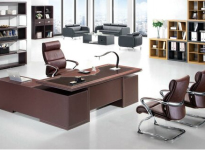 Exclusiver Schreibtisch Designer Tisch Hochklassige Büro Einrichtung
