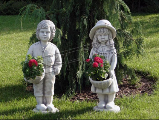 Figur Blumenkübel Dekoration Pflanz Kübel Blumentöpfe Dekor Figur Garten