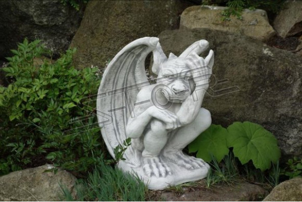 Figur Skulptur Drachen Kind Garten Skulpturen Figuren Dekorative Statuen