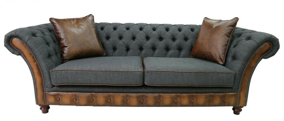 Moderne  Chesterfield Couch - Luxus Designer Sofa - Stil Möbel