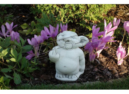 Figur Statue Garten Dekoration Deko Stinkefinger Mittelfinger Statuen Sofort