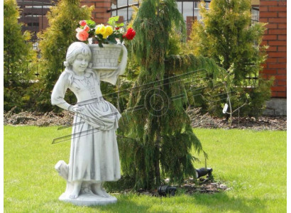 Frau 108cm Skulptur Design Figur Statue Garten Figuren Statuen