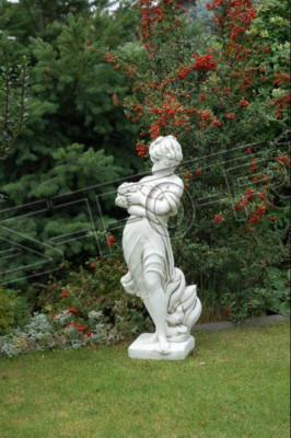 Frau 122cm Skulptur Design Figur Statue Garten Figuren Statuen