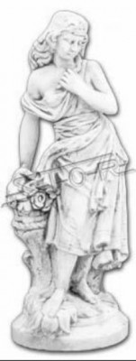 Frau 132cm Skulptur Design Figur Statue Garten Figuren Statuen