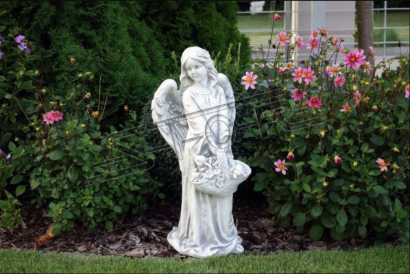 Frau 63cm Skulptur Design Figur Statue Garten Figuren Statuen