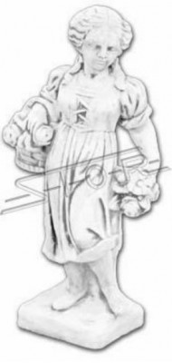 Frau 75cm Skulptur Design Figur Statue Garten Figuren Statuen