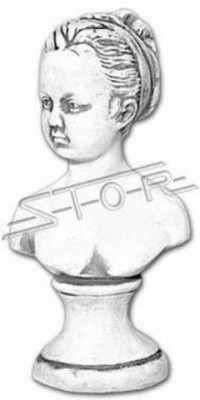 Frau Büste Skulptur Design Figur Statue Garten Figuren Statuen