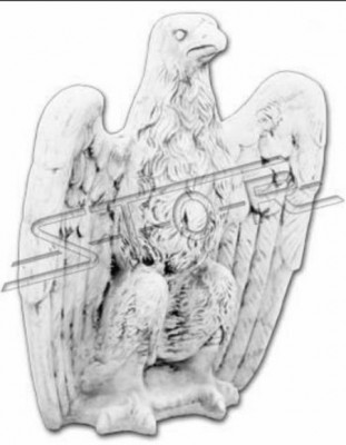 Garten Deko Adler Statue Skulptur Figuren Skulpturen Designer Figur