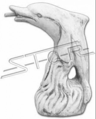 Garten Deko Delphin Statue Skulptur Figuren Skulpturen Designer