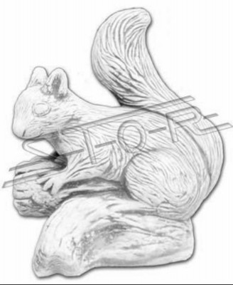 Garten Deko Eichhörnchen Statue Skulptur Figuren Skulpturen Design