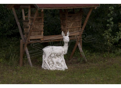 Garten Deko Hirsch Statue Skulptur Figuren Skulpturen Designer Figur