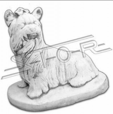 Garten Deko Hund Statue Skulptur Figuren Skulpturen Designer Figur