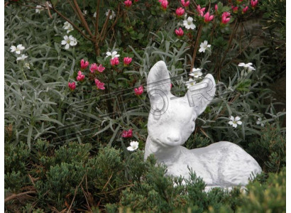 Garten Dekoration Bambi Terrasse Stein Figuren Figur Deko Statue