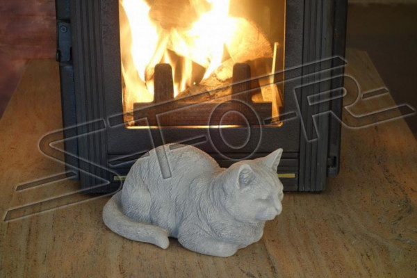 Garten Dekoration Dekorative Katze Terrasse Stein Figuren Figur Statue