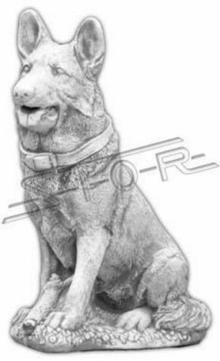 Garten Dekoration Deutscher Schäferhund Terrasse Stein Figuren Figur