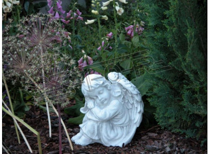 Garten Dekoration engel Statue Skulptur Figuren Skulpturen