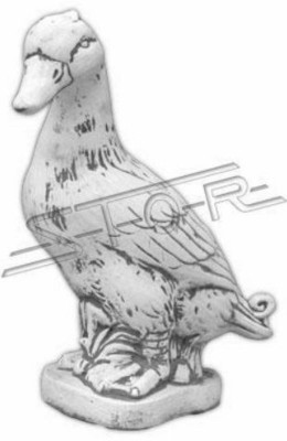 Garten Dekoration Ente Terrasse Stein Figuren Figur Deko Statue Skulptur