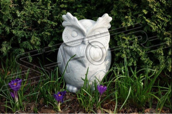 Garten Dekoration Eule Dekorative Terrasse Stein Figuren Figur Natur Statue