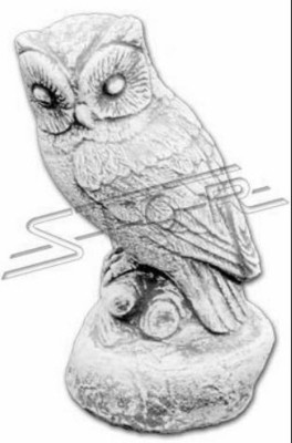 Garten Dekoration Eule Terrasse Stein Natur Figuren Figur Dekorative Statue